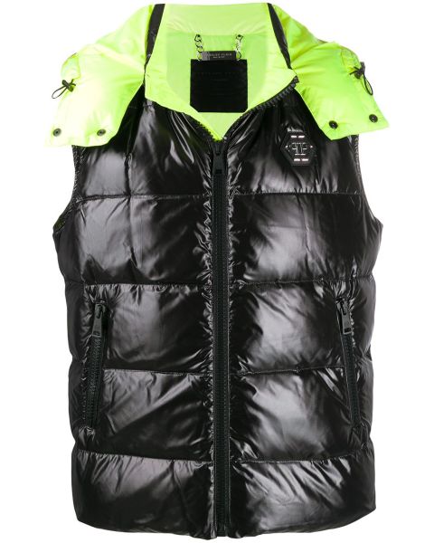 Hooded Logo Gilet