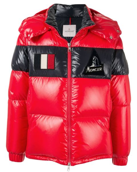 Logo Patch Padded Jacket