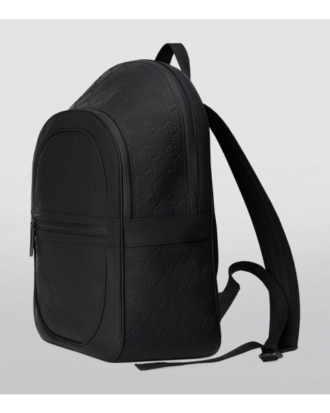 Leather GG Backpack