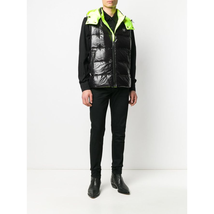 Hooded Logo Gilet