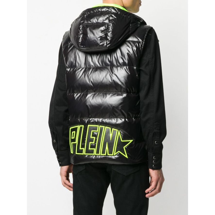 Hooded Logo Gilet