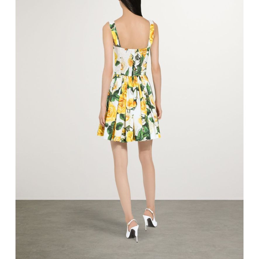 Cotton Floral Mini Dress