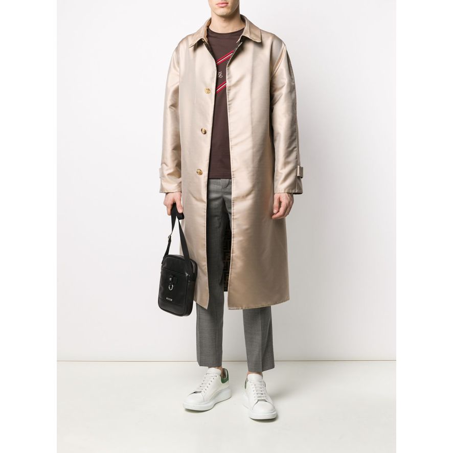 Single-breasted Belted Trench Coat