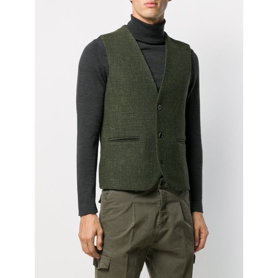 Mottled Weave Waistcoat
