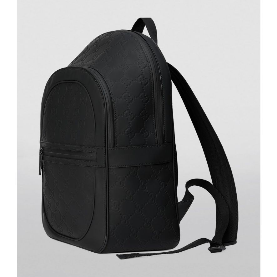 Leather GG Backpack